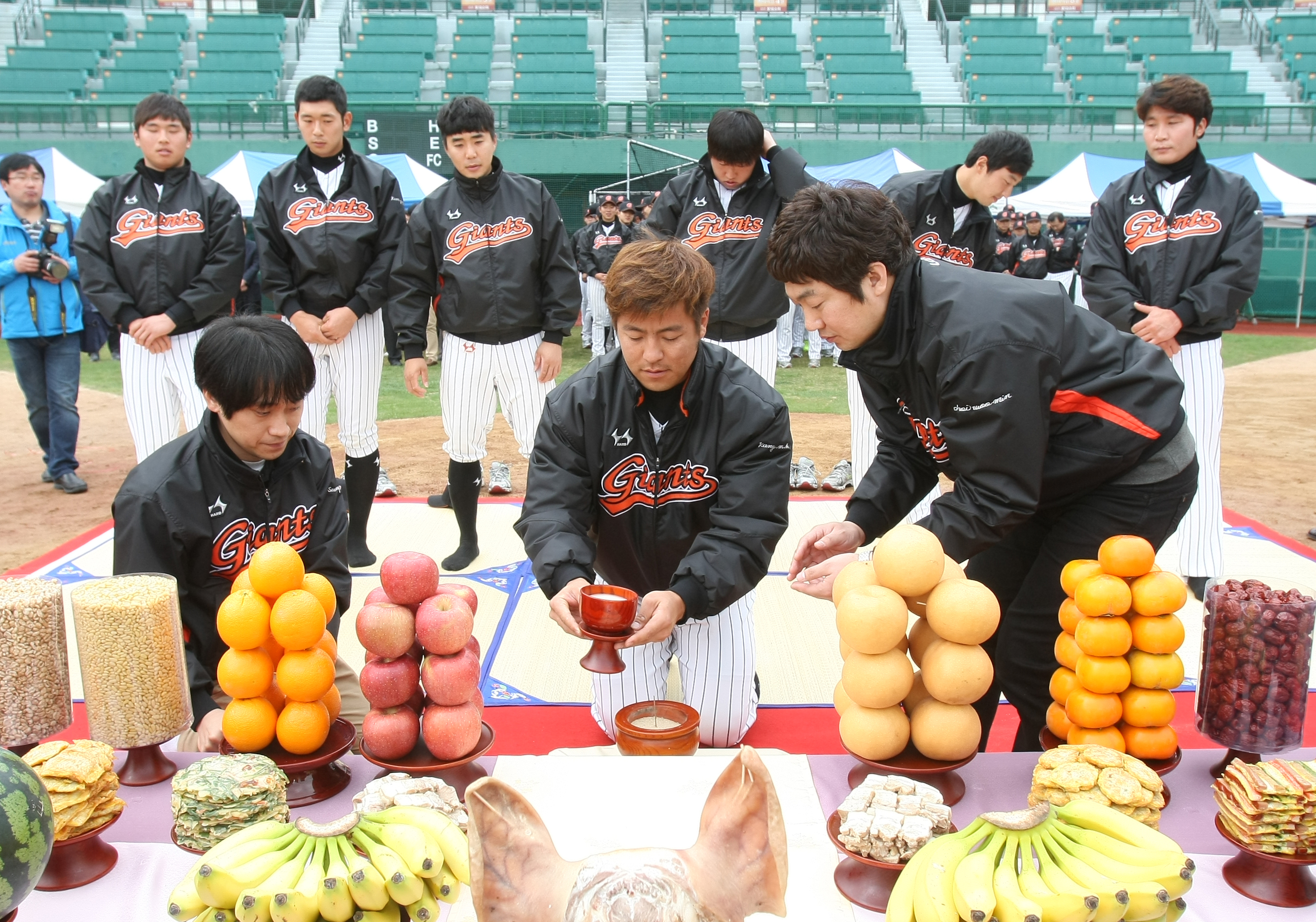 2014시즌 기원식 강민호 선수