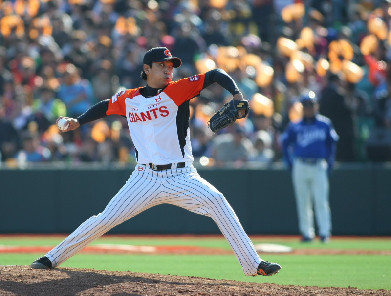 심수창선수의 역투