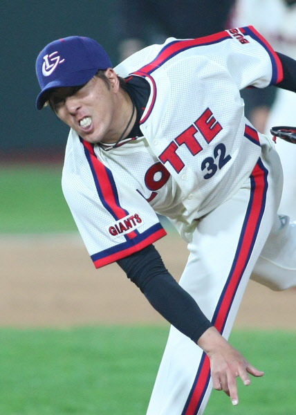 김승회선수의 역투모습