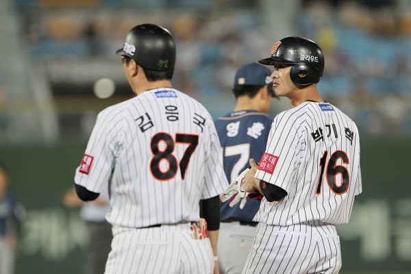 밀어내기로 역전하는 롯데자이언츠