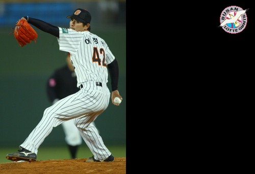 4월 23일 LG전 투수 이정민 선수의 모습