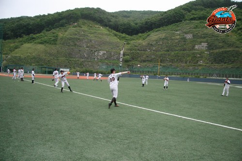 5월 31일 상동구장 스케치 (캐치볼)